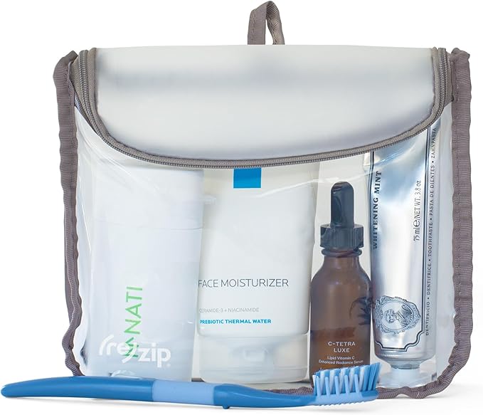 zip Zippered TSA-Compliant Travel Quart Bag | Zippered, Storage Bag - Image 3