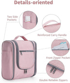 Narwey Small Hanging Toiletry Bag Women Travel Makeup Bag Organizer Toiletries - Image 4