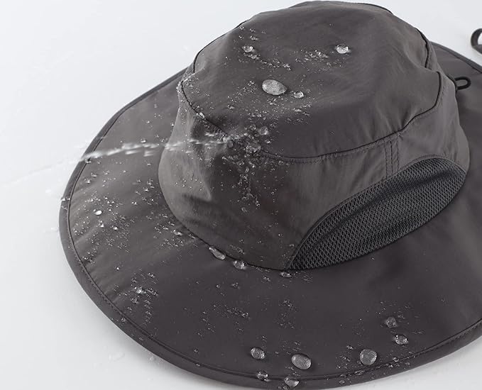Home Prefer UPF50+ Mens Sun Hat Wide Brim Fishing Hat - Image 3