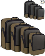 4 PCS Set Compression Packing Cubes by SDGFUI