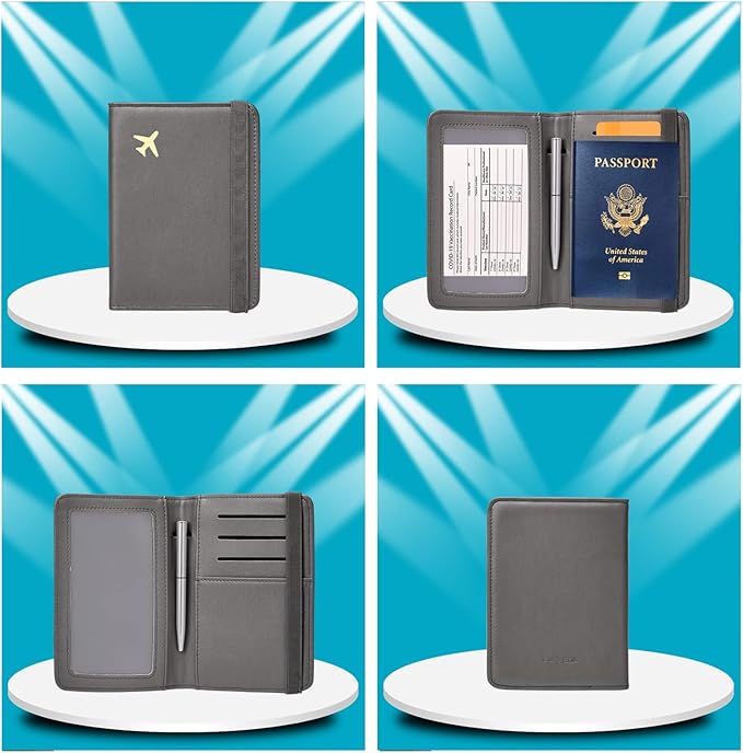 ZOPPEN Passport Holder Wallet, Passport Cover Travel Wallet Women Travel - Image 8