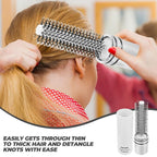 Luxshiny Portable Curly Hair Comb - Retractable Hair Brush for Travel & Hairdressing Mini Brush for Women Stylish Design Perfect for Straightening & Curling