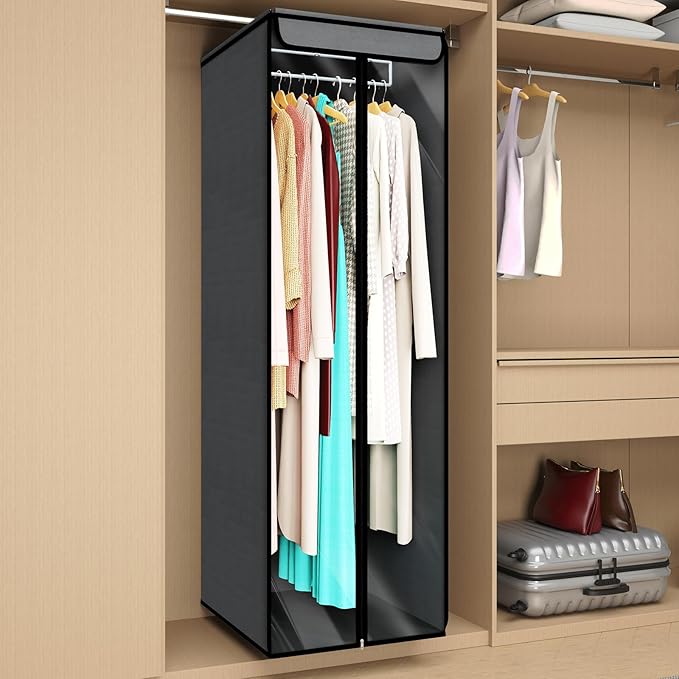 Univivi Garment Bags for Hanging Clothes, Large Clothes Storage Bags Closet - Image 2