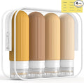 ME.FAN Travel Bottles for Toiletries, TSA Approved 3oz Silicone Journey Size by MEFAN