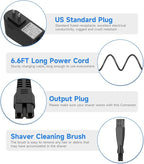 Charger for oneisall Low Noise Dog Clippers 26225202-003DE/P2/X2/X3/C61/N6/A11/X2N5/K52NTS Cat Hair Trimmer Charger Cord Dog Grooming Kit