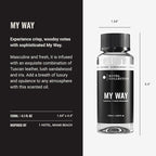Hotel Collection Diffuser Oil - My Way - Aromatherapy Essential Fragrance Oil - Sandalwood, Warm Virginia Cedar & Beautiful Iris - 120ML 4.1 Fl oz