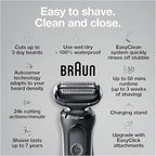Braun Electric Razor for Men, Waterproof Foil Shaver, Series 5 5050cs, Wet & - Image 2