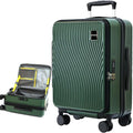 buy 0ne get 0ne free! 20 Inch Expandable Carry on Luggage PC Hard Shell TSA by Sinouso
