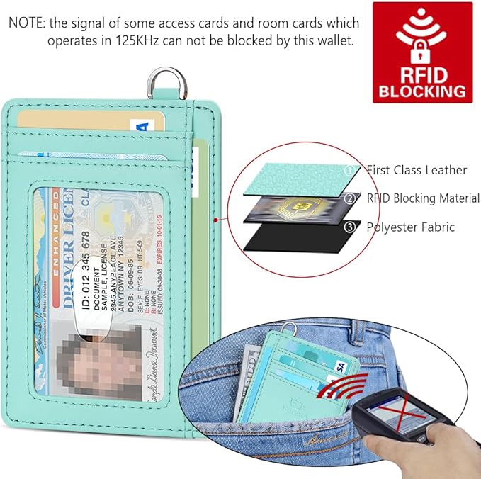 FurArt Slim Minimalist Wallet, Front Pocket Wallets, RFID Blocking, Credit Card - Image 5