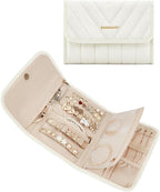 BAGSMART Travel Jewelry Organizer Case, Foldable Jewelry Roll by BAGSMART