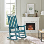 Psilvam Oversized Outdoor Rocking Chair, - Image 6