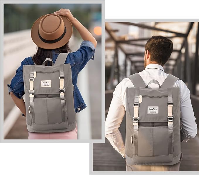 17" Laptop Backpack for Women & Men, Bookbag for Teen Girls & Boys Teenagers - Image 7