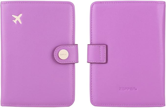 ZOPPEN Passport Holder Women, Passport Cover Travel Wallet Rfid Blocking - Image 5