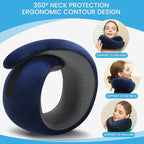 Neck Pillow, Travel Pillow uses Memory Foam to Support Neck Comfort, Ideal - Image 2