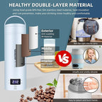 Travel Electric Kettle Portable Small Mini Tea Coffee Kettle Water Boiler - Image 5