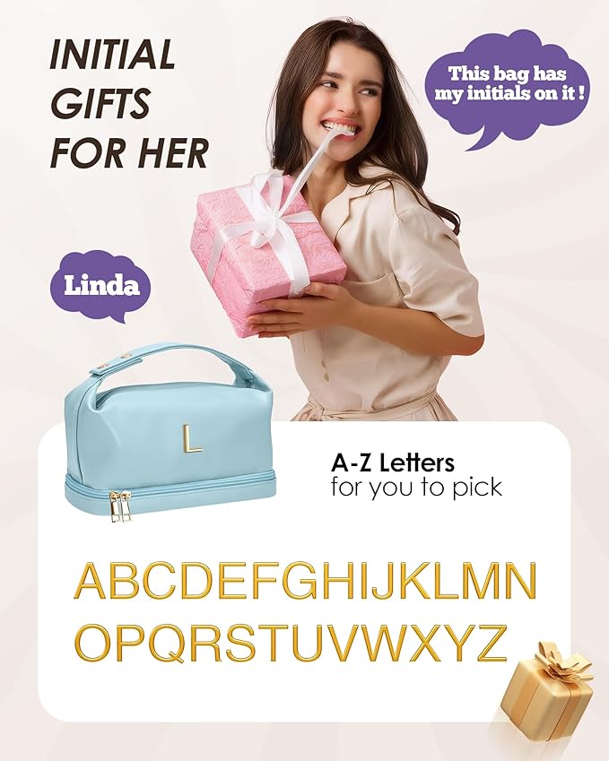 Easter Gifts for Girl, Makeup Bag for Teens 16-18, Personalized Makeup Bag - Image 7