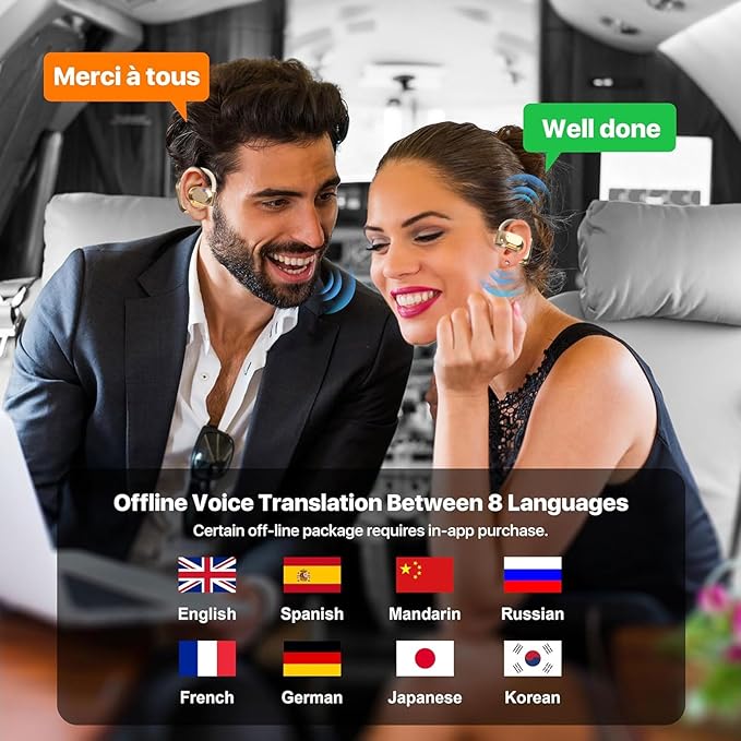 Language Translation Earbuds, 3-in-1 Translator Earbuds, 144-language Real-time - Image 6