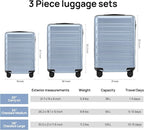 Carry on Luggage 22 X 14 X 9 Airline Approved, 20 Inch Luggage - Image 9