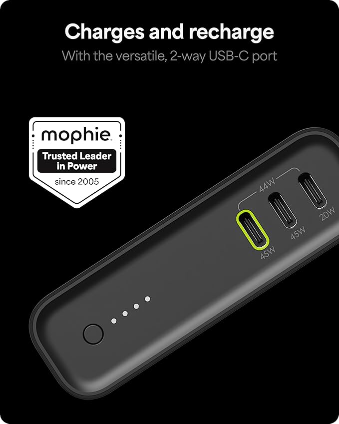 Mophie Powerstation Pro 20, 000mAh Power Bank – Ultra-Fast USB-C PD, 45W Output - Image 2