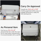 Hanke 16 Inch Underseat Carry On Luggage - Image 2