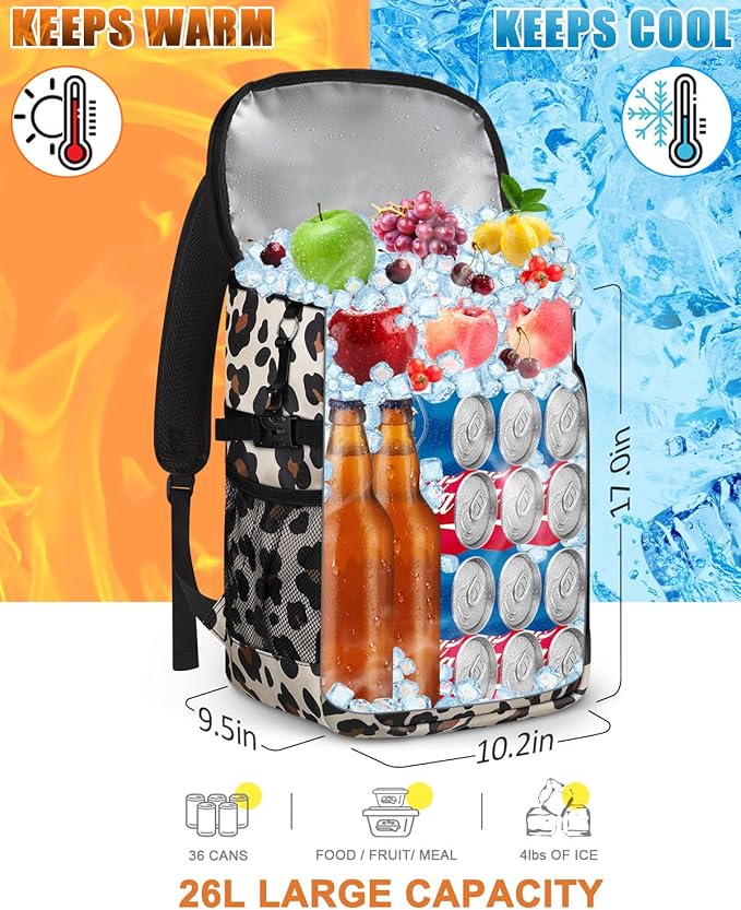 Capolo 36/45 Cans Cooler Backpack Insulated Waterproof - Image 6