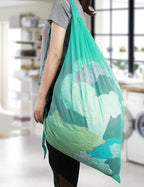 Mesh Laundry Bags with Adjustable Shoulder Strap, Drawstring Closure, Mixed - Image 6
