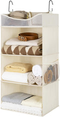 StorageWorks Hanging Closet Organizer, 3-Shelf Hanging Closet Shelves by StorageWorks