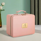 Makeup Bag with LED Mirror & Magnifier, Large Cosmetic Organizer Travel Makeup - Image 7