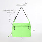 ODODOS 20L Crossbody Tote Bag Large Capacity Lightweight Hobo Shoulder Sling - Image 6