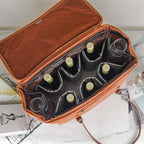 Freshore® 6 Wine Bottles Carrier Leather Bag - Image 2