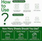Travel Laundry Detergent Sheets Fisroa 300 Loads Eco-friendly Washing Detergent - Image 9