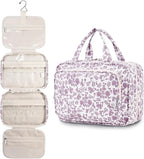 Travel Toiletry Bag for Women Large Hanging Makeup Bag Organizer Toiletries Bag - Image 6