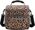 FlowFly Double Layer Cooler Insulated Lunch Bag Adult Lunch Box Large Tote Bag - Image 7