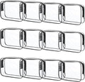 12 Pcs Clear Makeup Bag PVC Waterproof Zippered Clear Cosmetic Toiletry Makeup by Eilyliafe