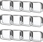 12 Pcs Clear Makeup Bag PVC Waterproof Zippered Clear Cosmetic Toiletry Makeup by Eilyliafe
