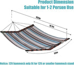 TegerDeger 12FT 2 Person Hammock Large Hammock Quick Dry 450LB Capacity - Image 6