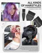 3 Pack Hair Color Brush Set - Professional Hair Dye Brush for Stylist, for Highlighting, Tint and Coloring Sections - Women Men Salon Use Home DIY Dyeing