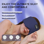 LC-dolida Sleep Mask with Bluetooth Headphones, Ice Silk Sleep Headphones with - Image 3