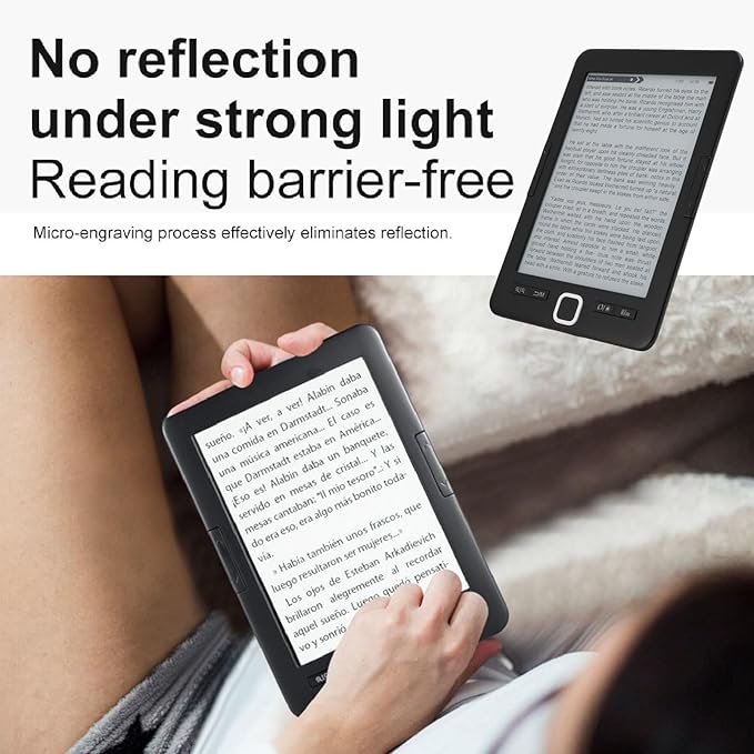 BK6033 Ebook Reader, 6in EInk Screen E Reader, Built in 8G Memory, Adjustable - Image 5