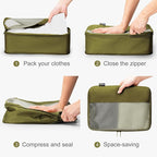 4 Set Compression Packing Cubes - Image 3