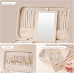 Lolalet Travel Jewelry Case for Women, Travel Jewelry Organizer Box - Image 6
