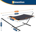 Hammock with Stand for Outside, 2 Person Portable Hammock with Breathable - Image 5
