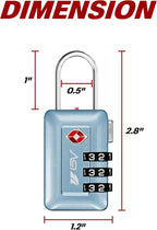 BV TSA Accepted Luggage Travel Lock, Set-Your-Own Combination Lock - Image 3