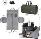 Convertible Garment Bag with Shoulder Strap, Modoker Carry on Garment Duffel Bag - Image 2