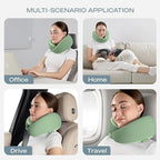 Skechers Women's Memory Foam Neck Pillow, Comfortable & Breathable Travel Pillow - Image 7