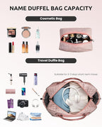 Preteen Gifts, Travel Bags for Girls, Initial Duffle Bag - Image 3