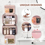 8L Travel Toiletry Bag with Jewelry Organizer - Image 5