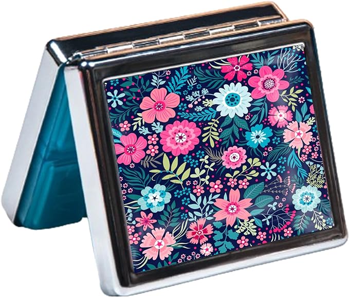 Silver Vintage Pill Box 7 Day Metal Pill Box - Image 4