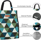 Lunch Bags for Women Insulated Reusable Lunch Tote - Image 3