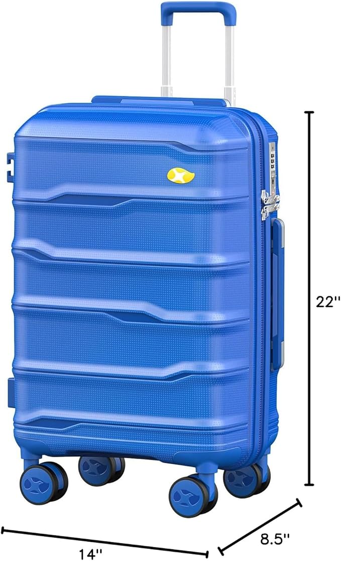 Carry On Luggage 22x14x9 Airline Approved, Hard Shell Suitcase - Image 10